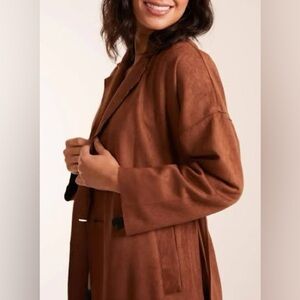 Worthington Brown Belted Trench Coat